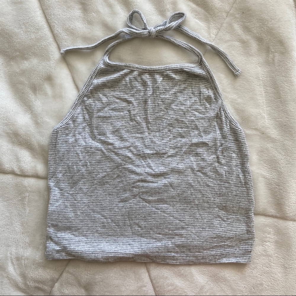BRANDY MELVILLE Tie Halter Crop Top